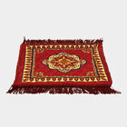 Maroon Polyester Pooja Mat, , small image number null