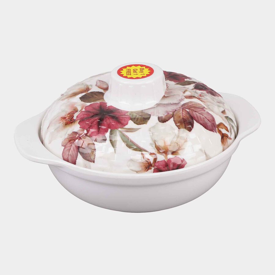 Melamine Serving Bowl With Lid, , large image number null