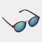 Women's Plastic Gradient Round Sunglasses, , small image number null