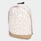 Women's off-White Canvas Backpack, , small image number null