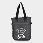 Black Fabric-Polyester Shopping Bag, , small
