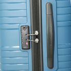 4-Wheel Dark Blue PVC Matee Hard Case Trolley, Medium, , small image number null