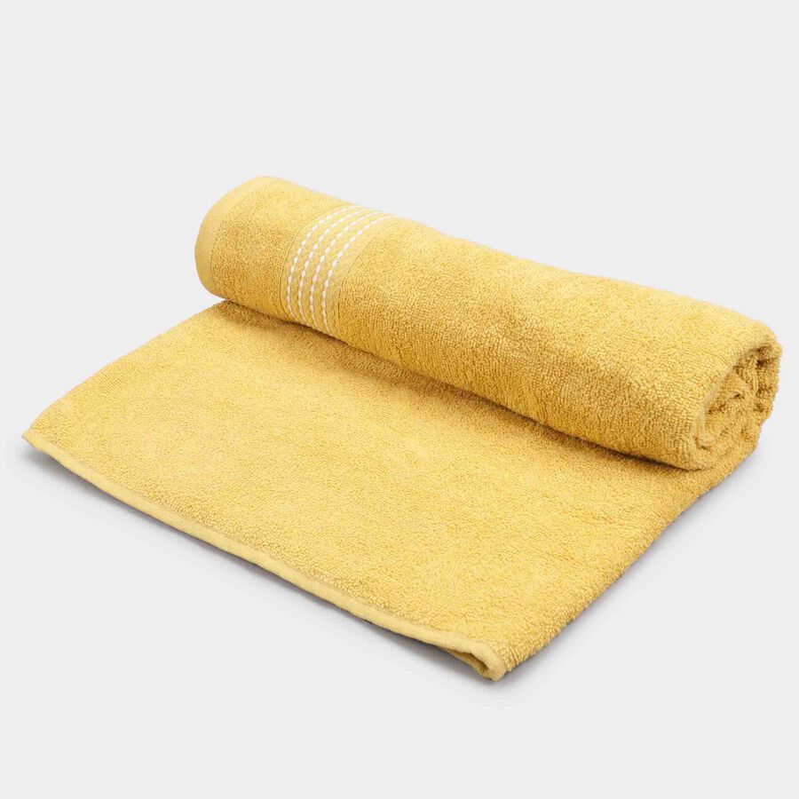 380 GSM Yellow Cotton Bath Towel, , large image number null