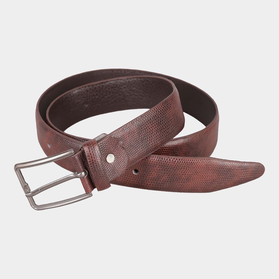 Men's Brown Polyurethane Casual Belt, , large image number null