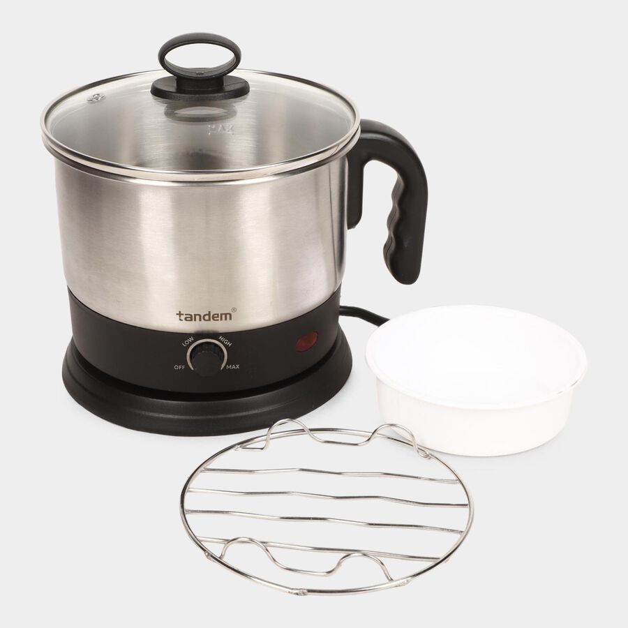 1.2 L Plastic And Steel Kettle, , large image number null
