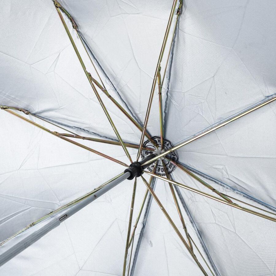 Women's Blue Polyester Umbrella, , large