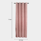 7 ft. Pink Polyester Curtain, , small image number null