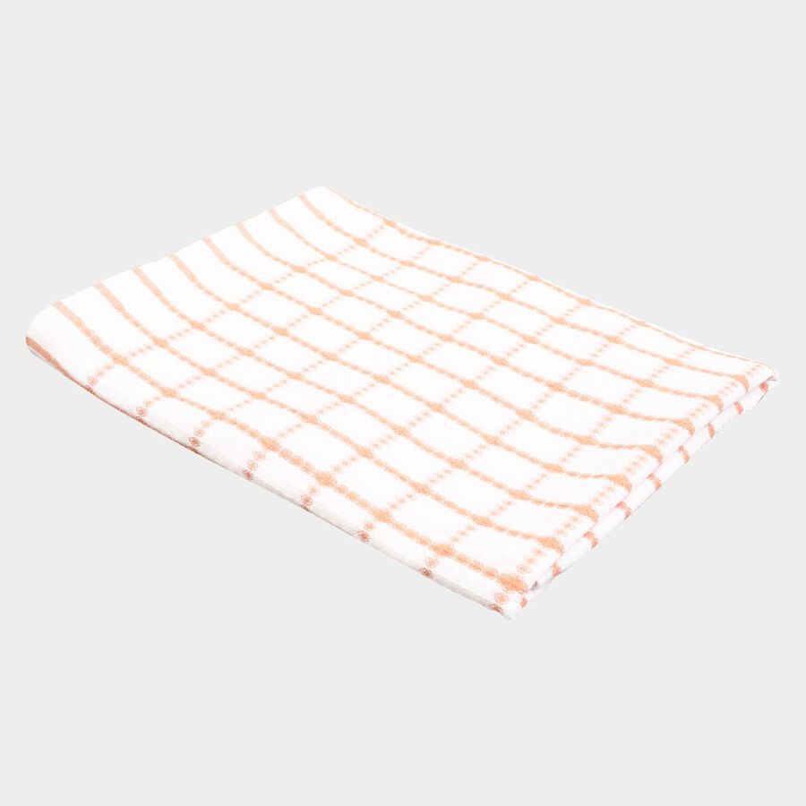 220 GSM Orange Cotton Blend Bath Towel, , large