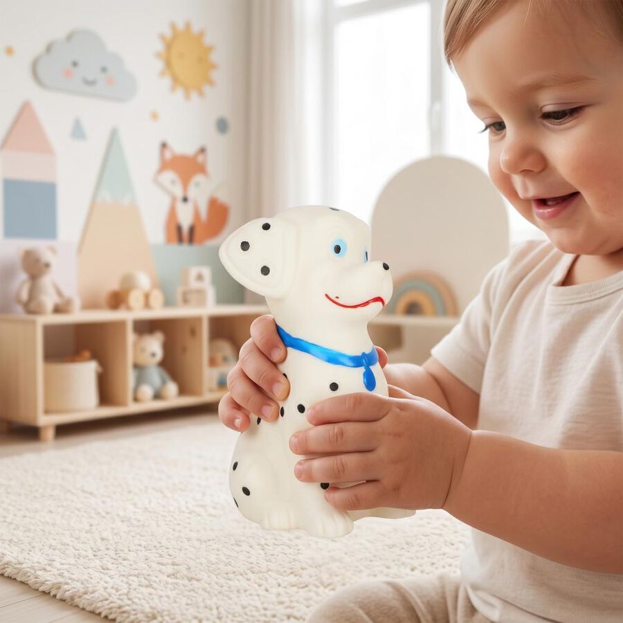 Smooth Squeezee Dog Toy for Kid's, , large