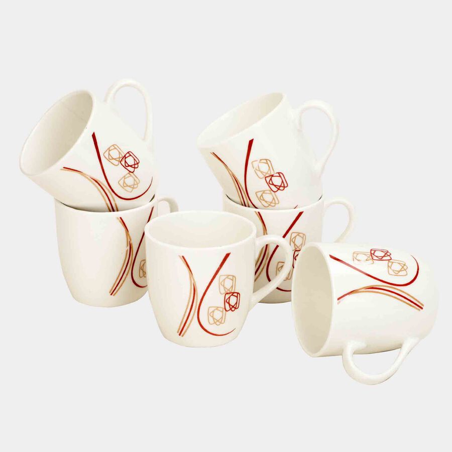 150 ml Bone China Mug, Set of 6, , large image number null