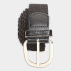 Men's Black Canvas Casual Belt, , small image number null
