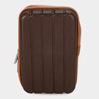 Brown Pvc Handy Pouch, , small