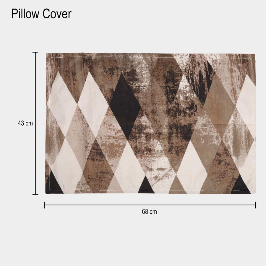 Brown Microfiber Pillow Cover, , large image number null