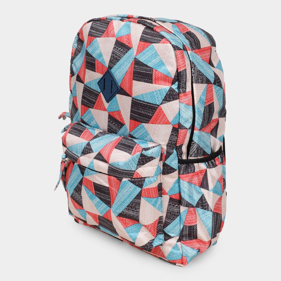 Women's Multicolor Fabric Backpack, , large