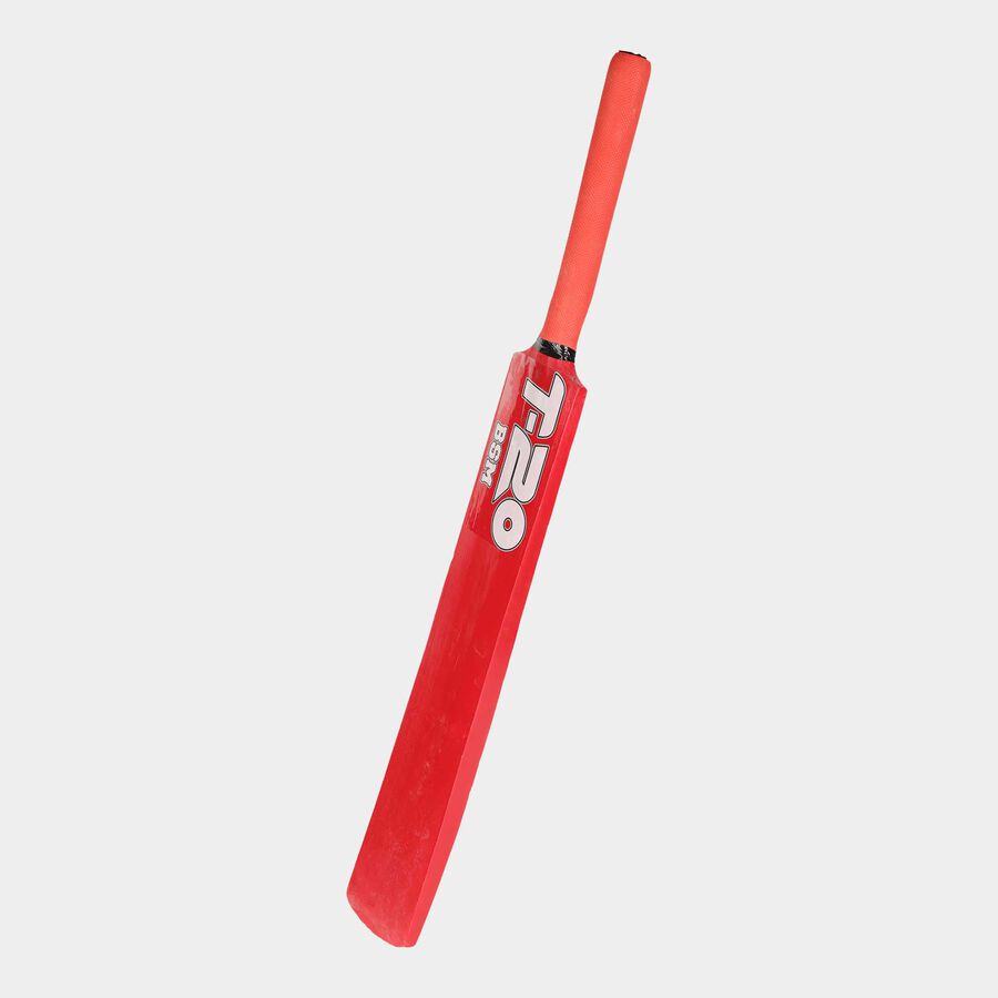 Clear Wood Bat And Ball, Red, 12 cm X 60 cm X 2 cm, 1.1 Kg, , large image number null