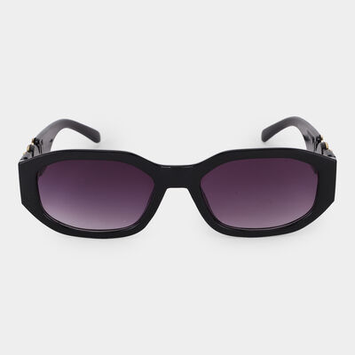 Women's Brown Plastic Sunglasess