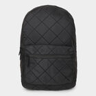 Women's Black Fabric Backpack, , small