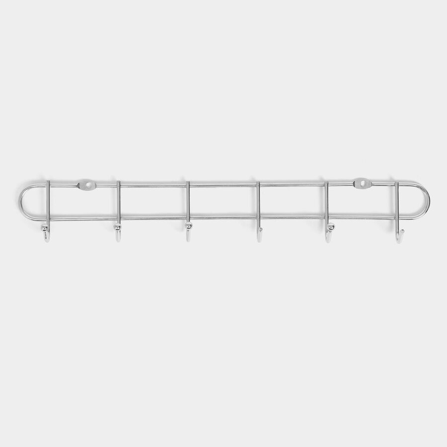 Mild Steel Wall Hanger with 6 Hooks, , large image number null