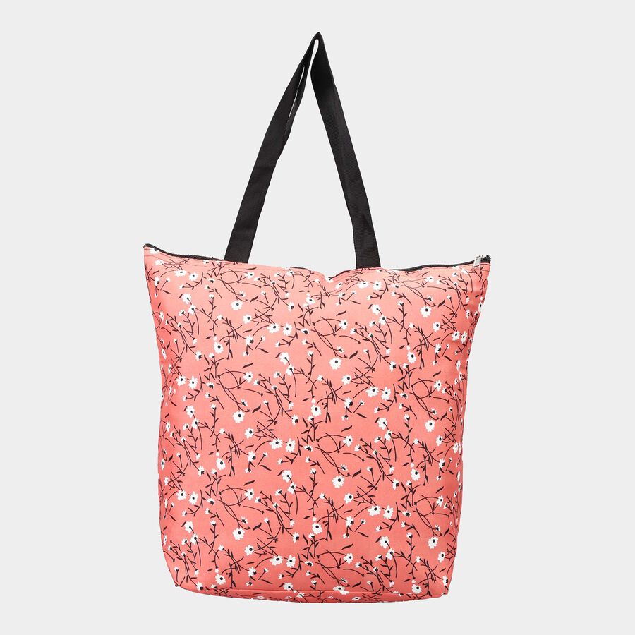 Women's Pink Fabric Tote Bag, , large image number null