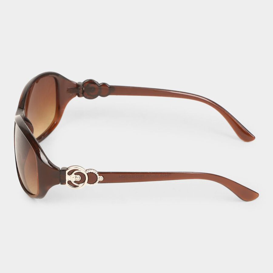 Women's Plastic Gradient Round Sunglasses, , large image number null
