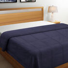 Blue Polyester Bedcover, , small image number null
