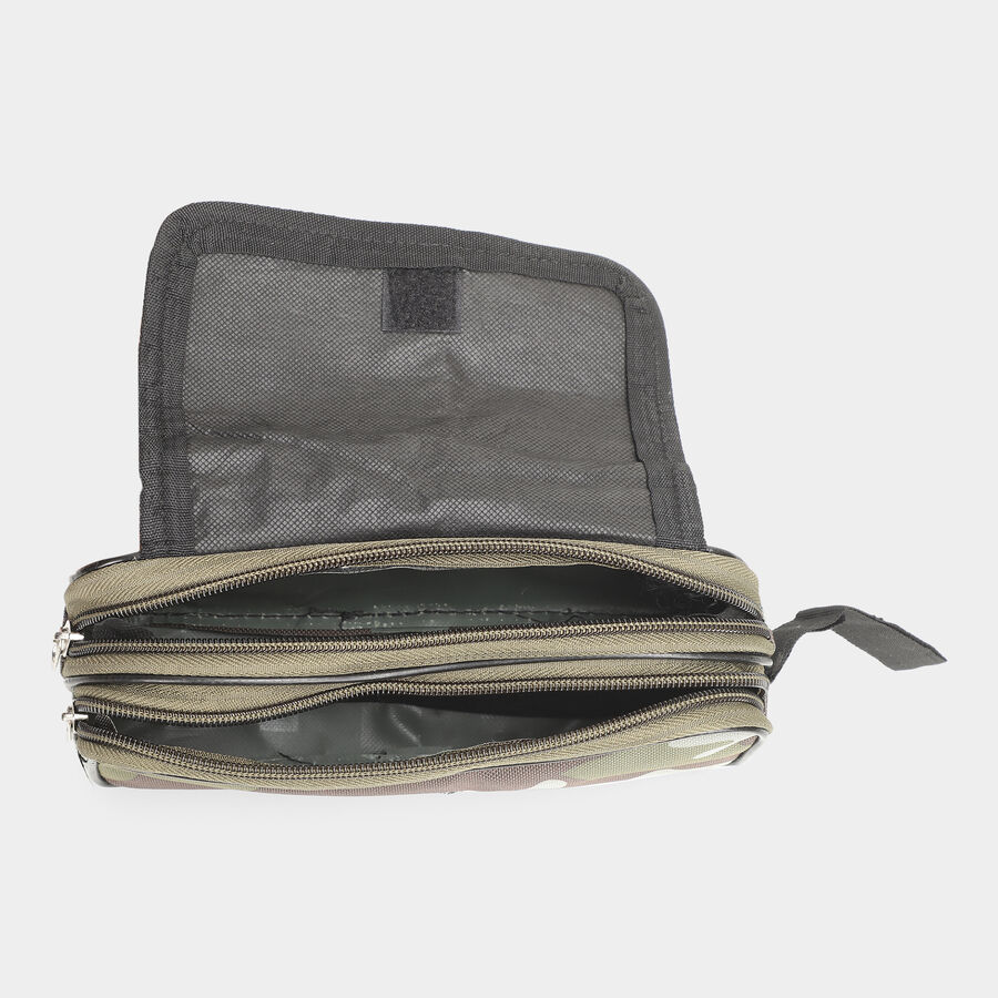 Beige Fabric Pouch, , large image number null