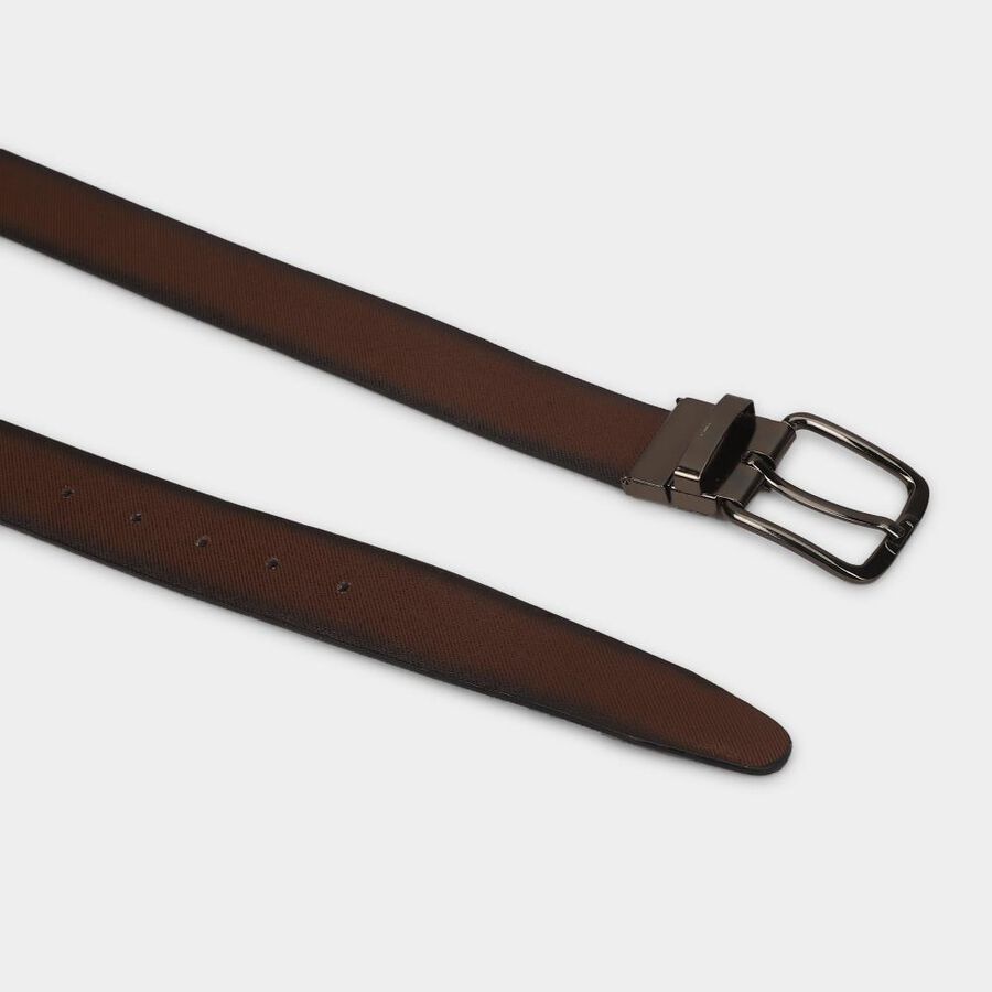 Men's Tan Brown PU Formal Belt , , large image number null