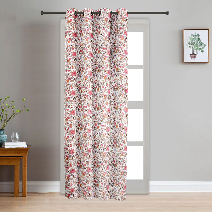 7 ft. Pink Polyester Curtain, , large image number null