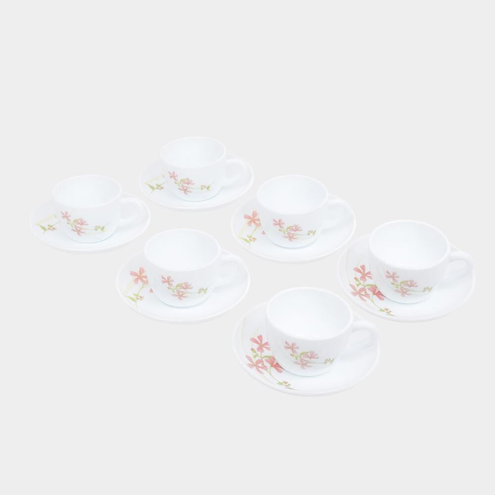 Home Finery                         145 ml Opalware Cup &amp; Saucer Set