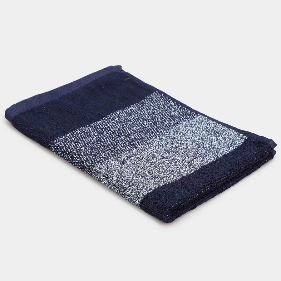 400 GSM Blue Cotton Hand Towel, , large
