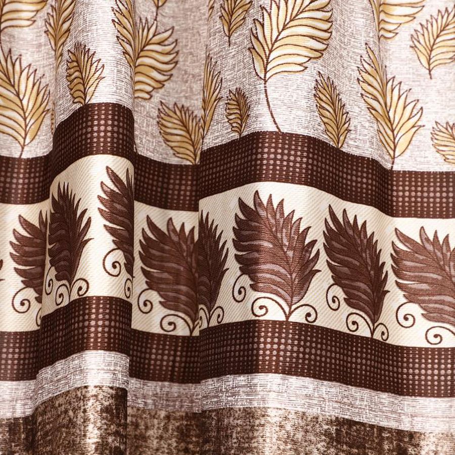 7ft. Brown Polyester Door Curtain, , large image number null
