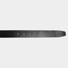 Men's Black Leather Casual Belt, , small image number null