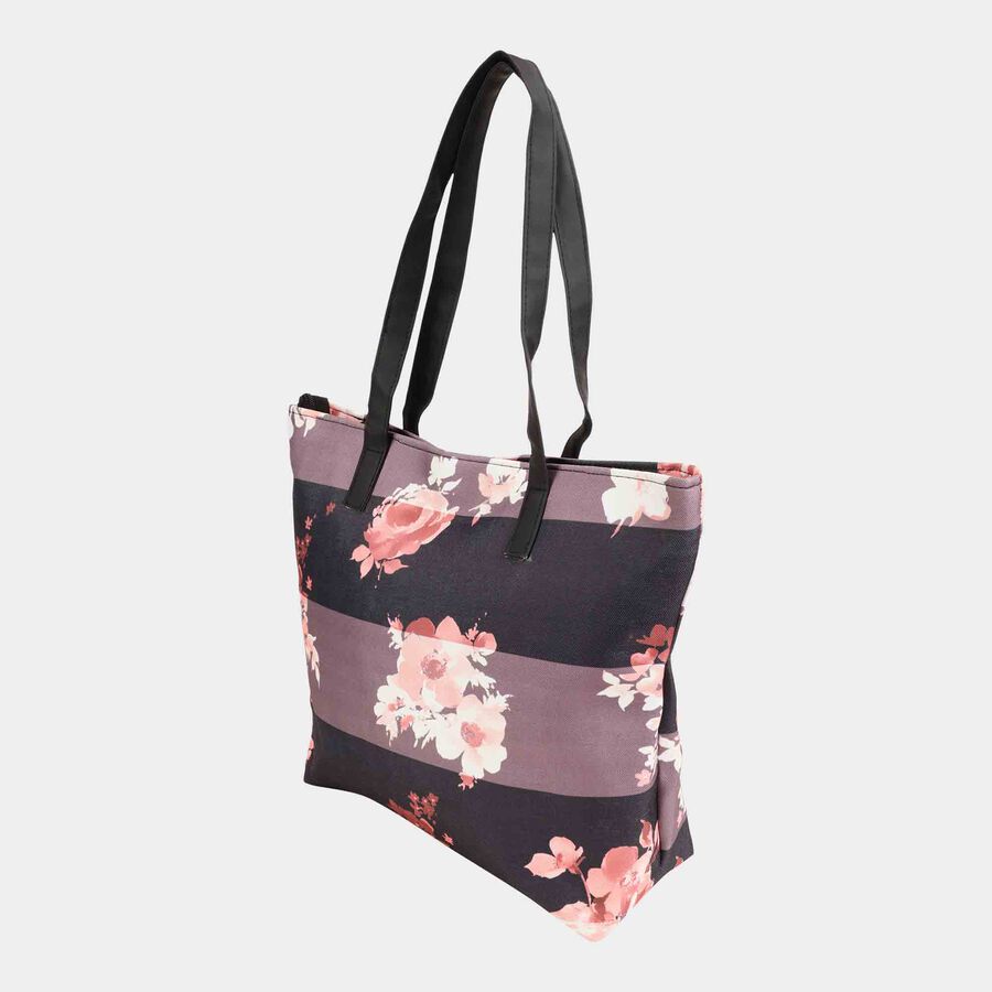 Women's off-White Polyester Tote Bag, , large image number null