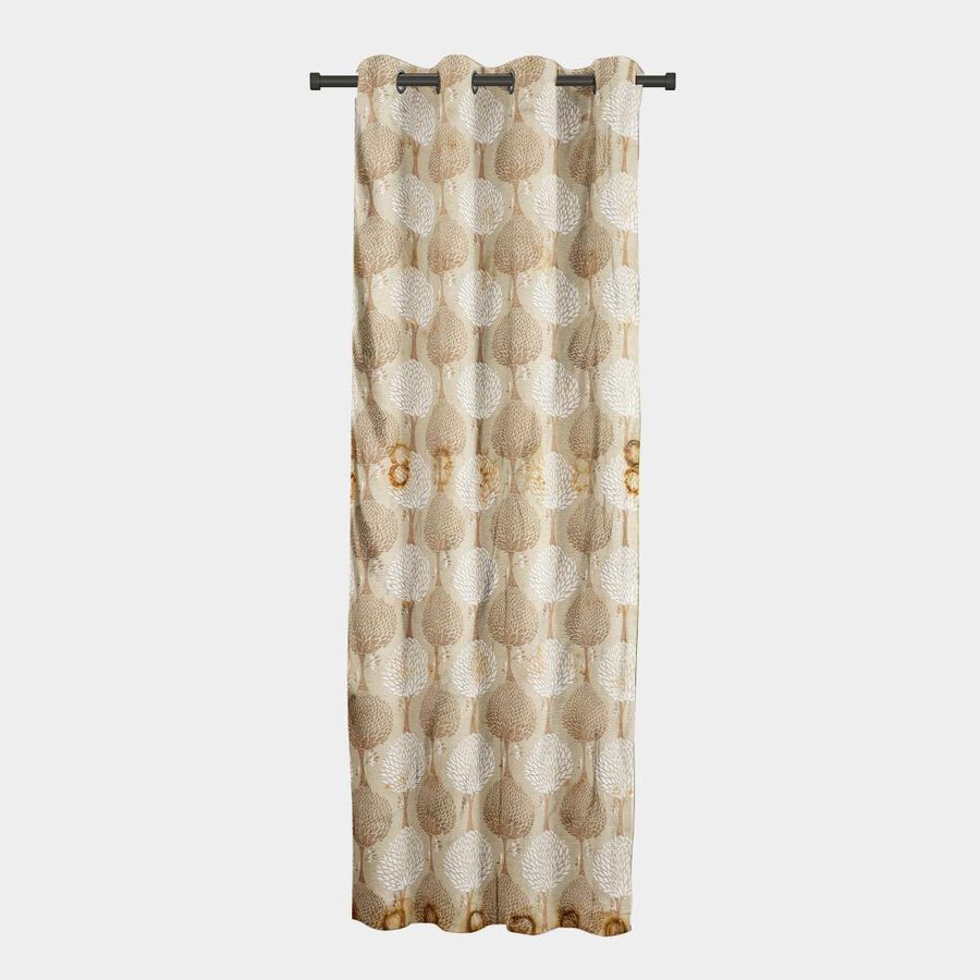 7ft. Brown Microfiber Door Curtain, , large image number null