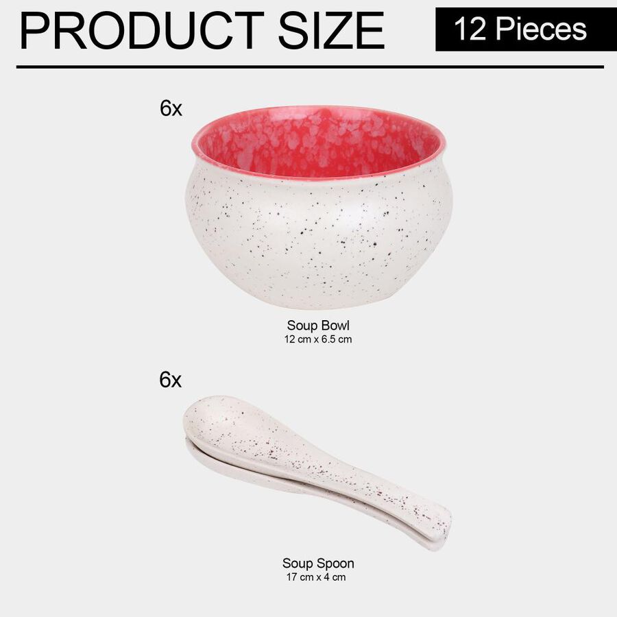 Stoneware Soup Set of 6, , large image number null