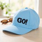 Kid's Blue Fabric Cap, , small