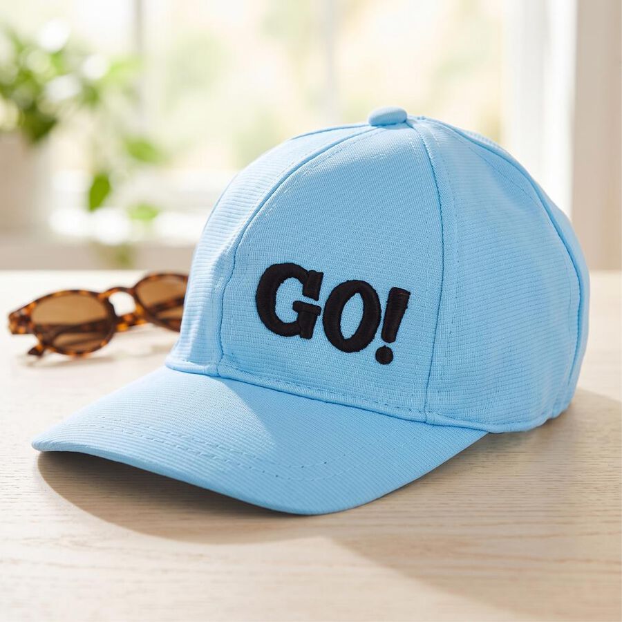 Kid's Blue Fabric Cap, , large