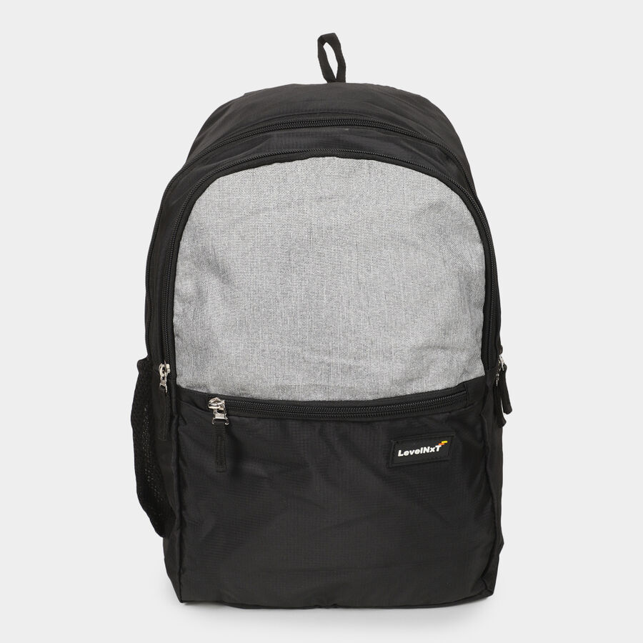 Dark Blue Polyester Backpack, , large image number null
