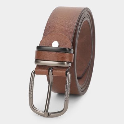 Men's Brown Pu Casual Belt 