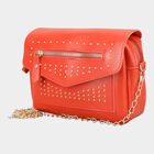Women's Polyurethane Envelope/Zipper Sling Bag, , small image number null