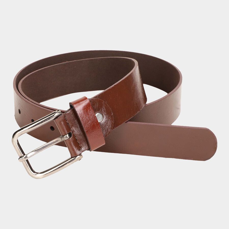 Men's Brown Polyurethane Casual Belt, , large image number null