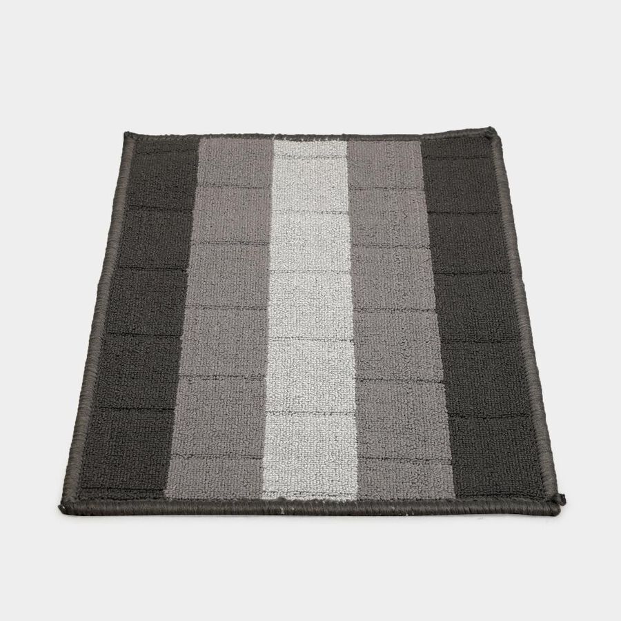 Anti-Skid Grey Polyester Door Mat, , large