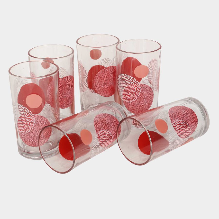 6 pcs. Glass Round Tumbler - 260 ml, , large image number null