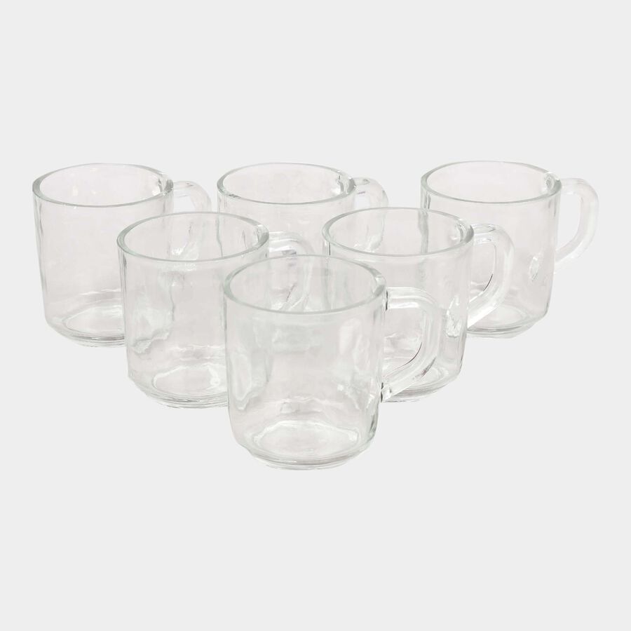 250 ml Glass Mug, Set of 6, , large image number null