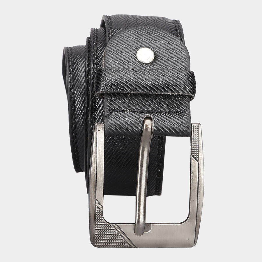 Men's Polyurethane Casual Belt, Size 32, Textured, , large image number null