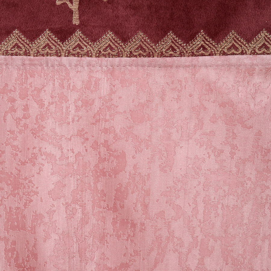 7 ft. Pink Polyester Curtain, , large image number null