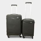 4-Wheel Black PVC Matee Hard Case Trolley, Small + Medium, , small image number null
