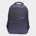 Dark Blue Polyester Backpack with Laptop Compartment, , large image number null