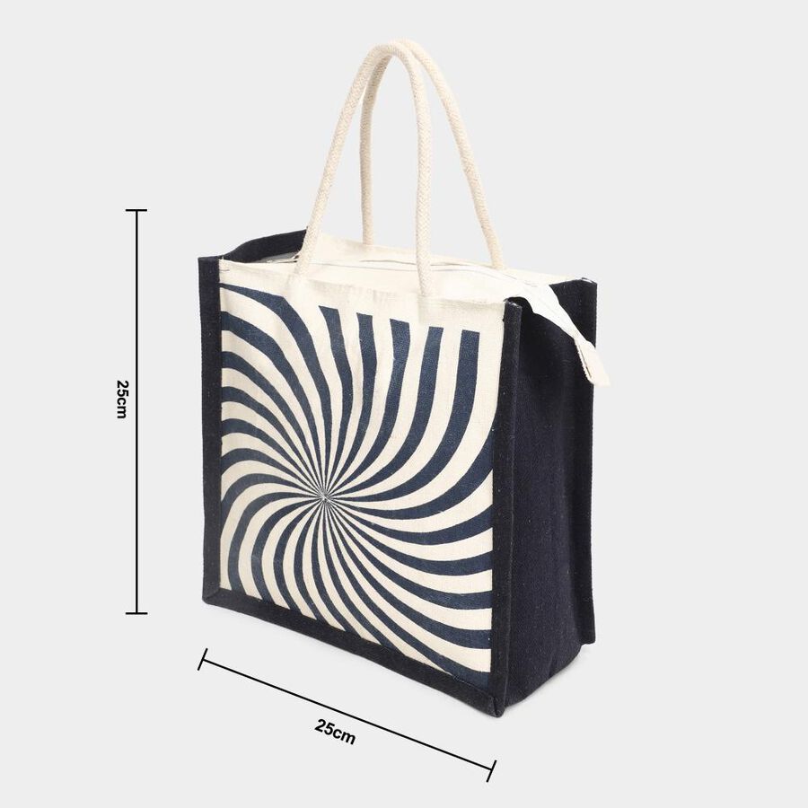 Dark Blue Canvas Lunch Bag, , large image number null