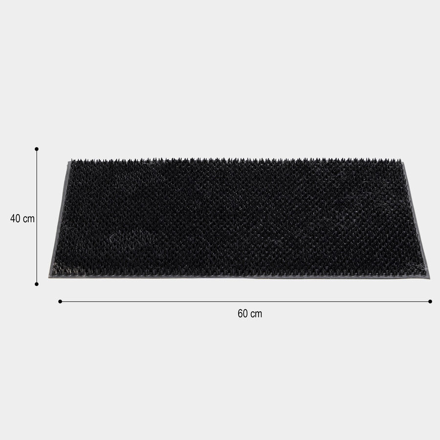 Anti-Skid Black Rubber Door Mat, , large image number null